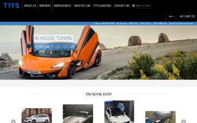 Website preview for Tuning Tech FS