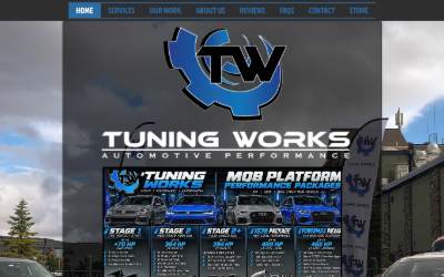 Website preview for Tuning Works