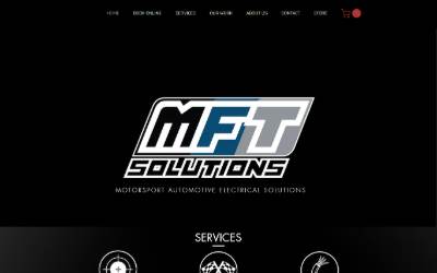 Website preview for MFT Solutions
