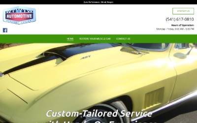 Website preview for Auto Performance