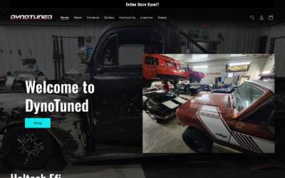 Website preview for Dyno Tuned LLC