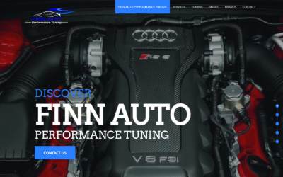Website preview for Finn Auto Performance Tuning