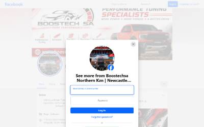 Website preview for Boostech SA northern kzn