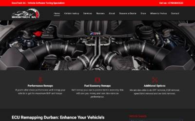 Website preview for Boostech SA Limpopo