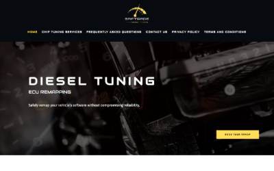 Website preview for Saftrade Diesel Tuning