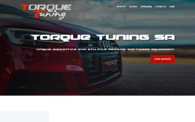 Website preview for Torque Tuning Sa