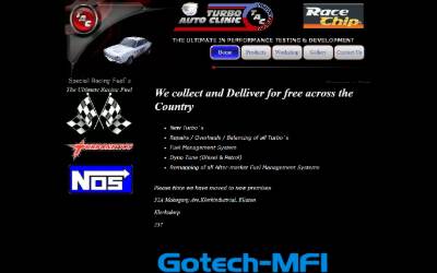 Website preview for TURBO AUTO CLINIC
