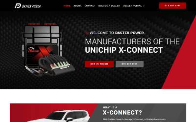 Website preview for Dastek Power