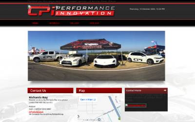 Website preview for CPI Performance Innovation