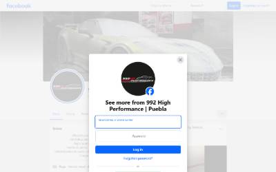 Website preview for 992 High Performance