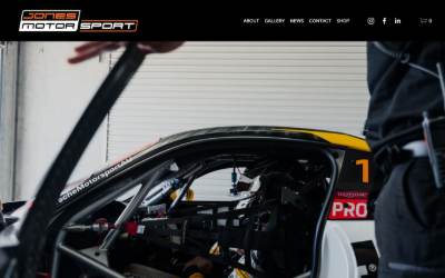 Website preview for Jones Motorsport
