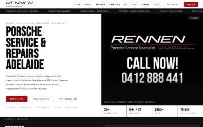 Website preview for RENNEN Motorsport