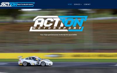 Website preview for Action Motorsport