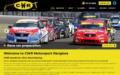 Website preview for CWR Motorsport and Performance Ltd