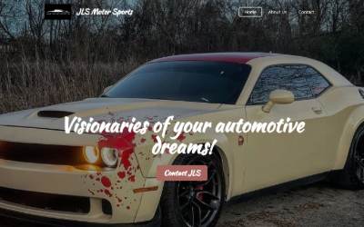 Website preview for JLSMOTORSPORTS