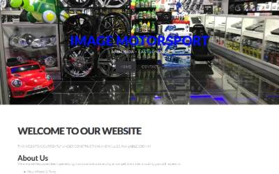 Website preview for Image Motorsport
