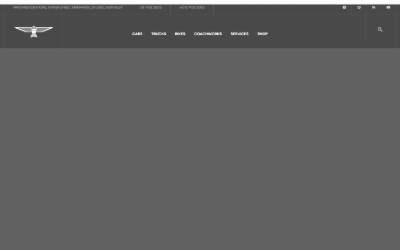 Website preview for Finch Restorations