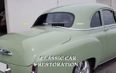 Website preview for Moose Auto Restoration