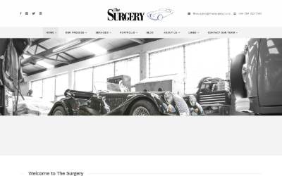 Website preview for The Surgery - Classic Restoration