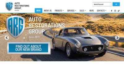 Website preview for Auto Restorations Ltd