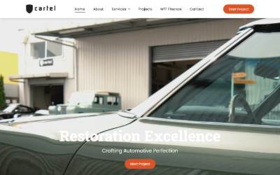 Website preview for Cartel Works Ltd