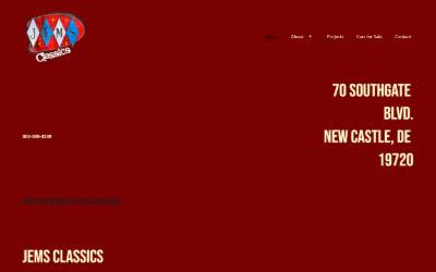 Website preview for JEMS Classics