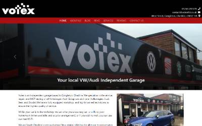 Website preview for Votex Ltd