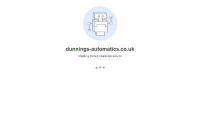 Website preview for Dunnings Automatics