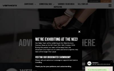 Website preview for Vanworx