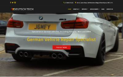 Website preview for Deutsch Tech
