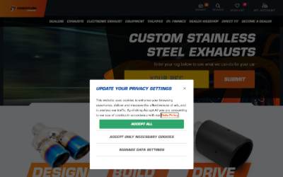 Website preview for Exhaust Doctor