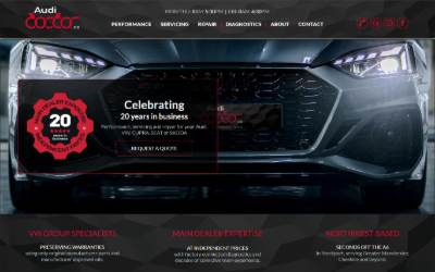 Website preview for Audi Doctor