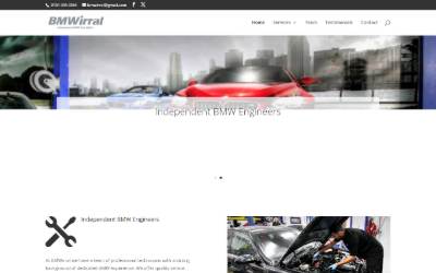 Website preview for BM Wirral