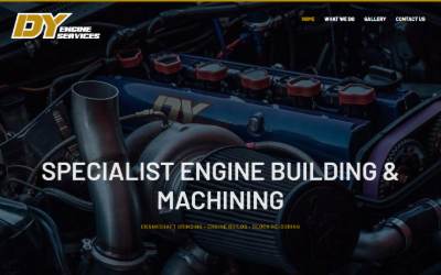 Website preview for DY Engine Services