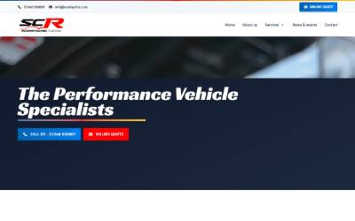 Top of the website for Scooby Clinic