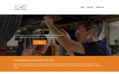 Top of the website for SW Autotech Ltd