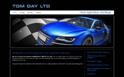 Website preview for Tom Day Ltd