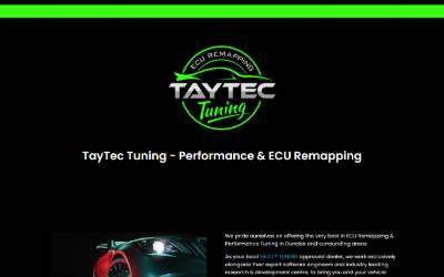 Website preview for Taytec Tuning
