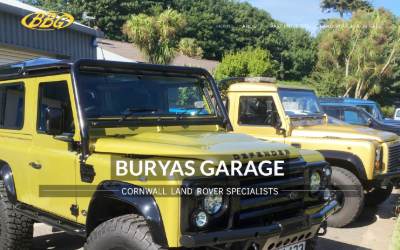 Website preview for Buryas Bridge Garage