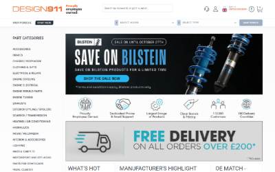 Website preview for Design 911