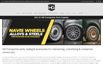 Website preview for Transporter HQ