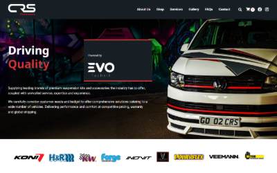 Website preview for CRS Performance