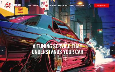 Website preview for Xtreme Tuning