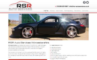 Website preview for RSR Auto