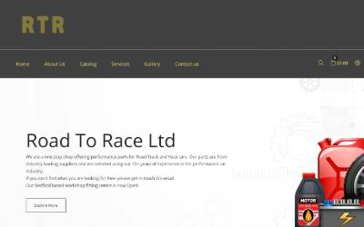 Website preview for Road To Race LTD