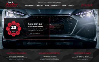 Website preview for Audi Doctor
