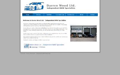 Website preview for Darren Wood