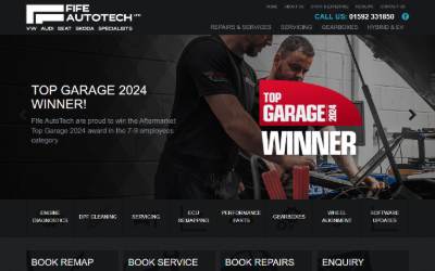 Website preview for Fife Autotech Ltd