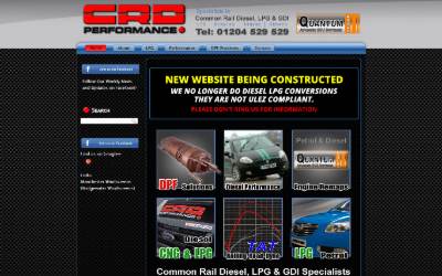 Website preview for CRD Performance Ltd