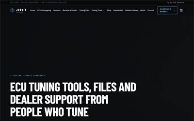Website preview for Jorvik Tuning UK